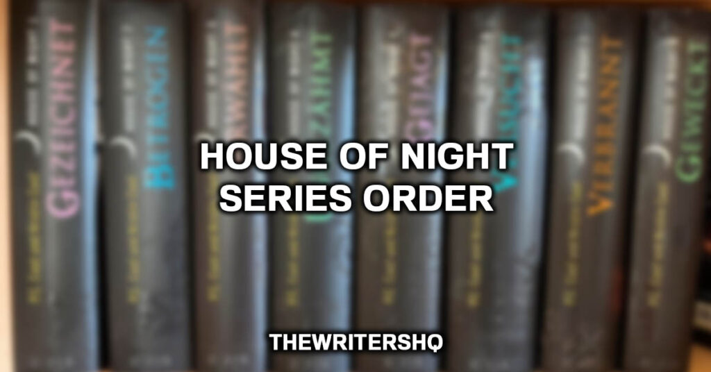House Of Night Series Order