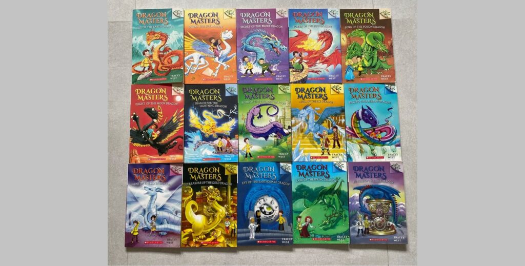 How many books are in the Dragon Masters series?