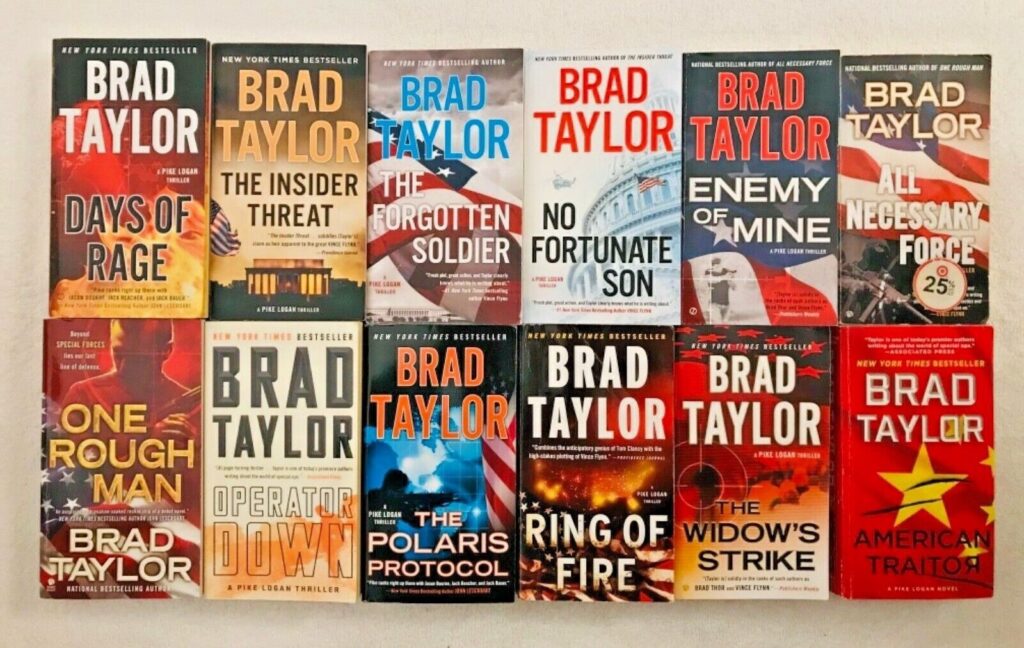 How many books has Brad Taylor written?