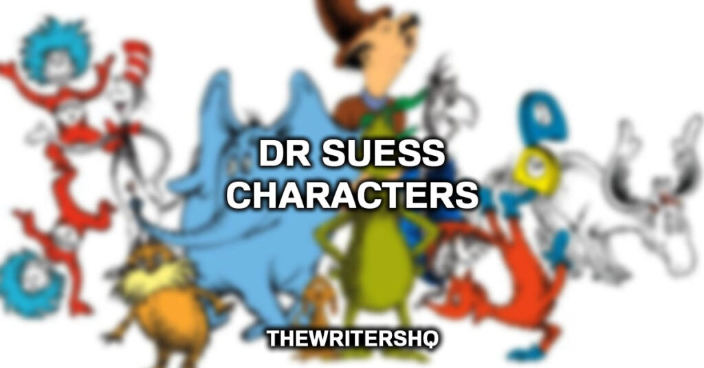 Dr Suess Characters